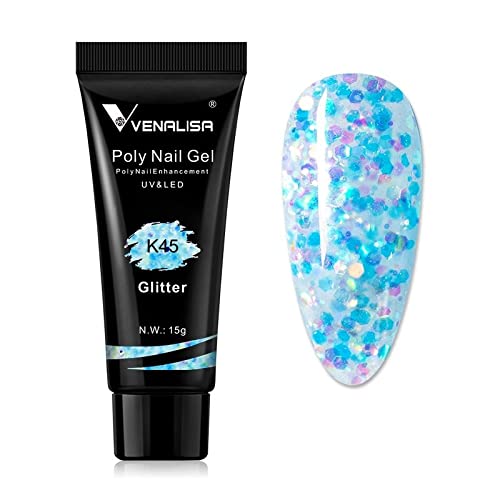 Venalisa Poly Builder Gel - 15g Professional Acrylic Nail Extension Gel for Strong & Natural-Looking Nails | Perfect for Salon & DIY Manicures at Home