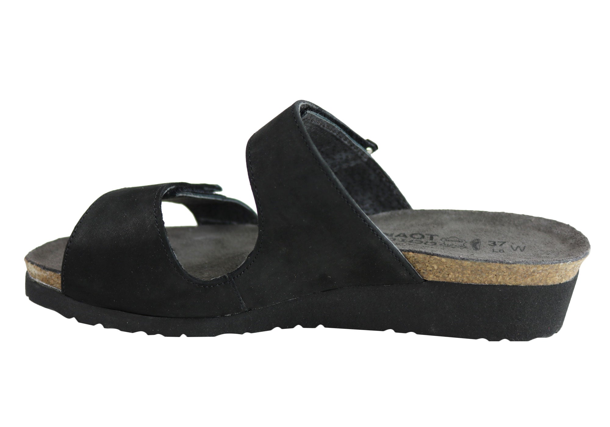 Naot Jacey Wide Women's Leather Comfortable Cushioned Sandals Slides - Perfect for Walking, Travel & Summer Outfits