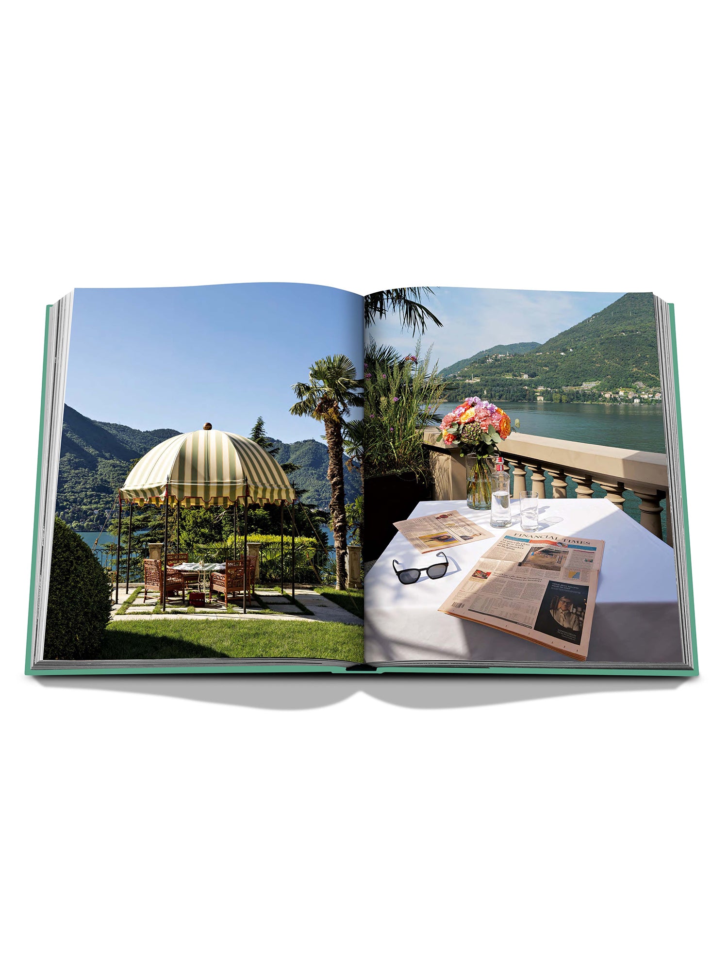 Lake Como Idyll 933 0310 - Stylish and Comfortable Home Decor for Living Room, Bedroom, or Office