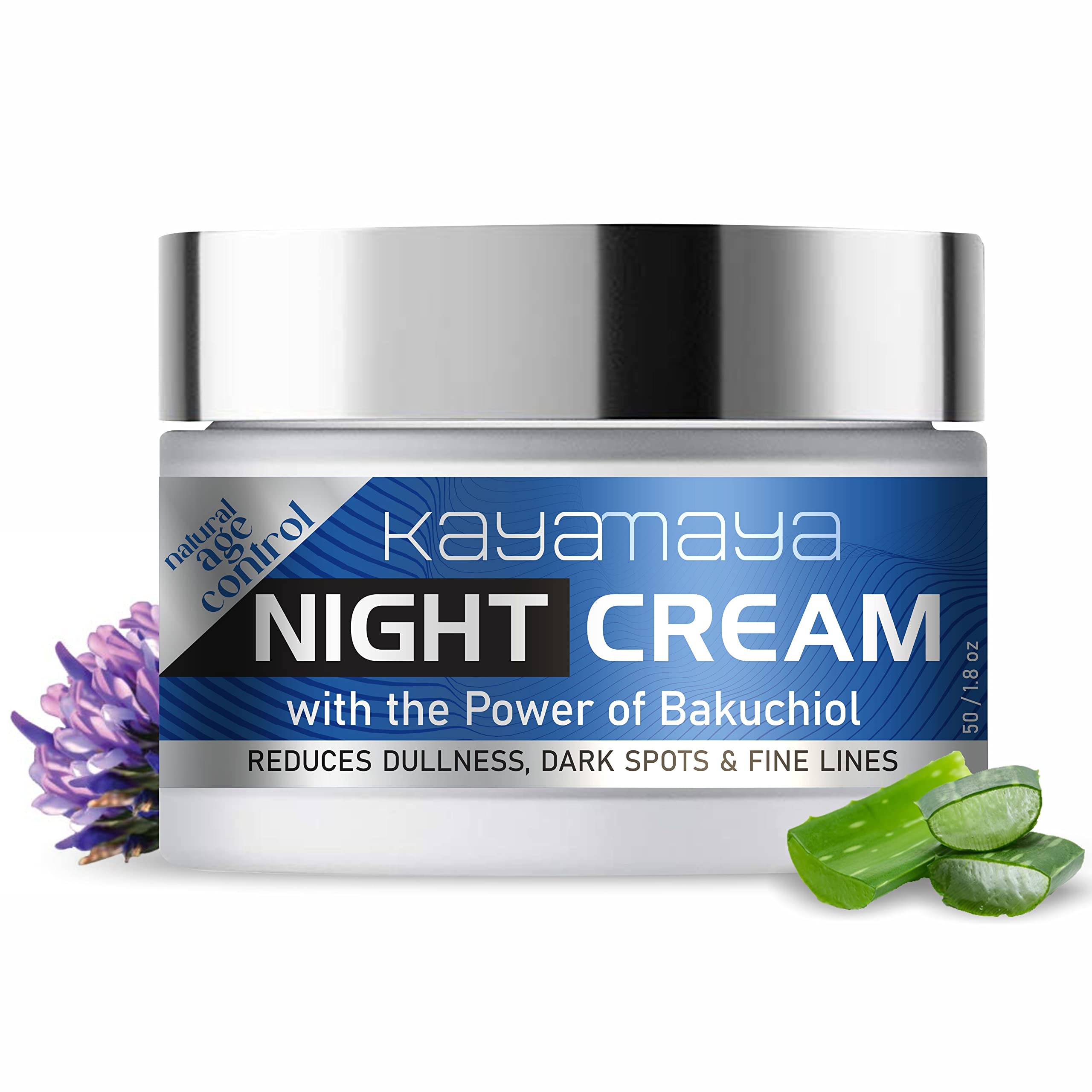 Kayamaya Night Cream for Skin Whitening & Brightening - 50g Nourishing Face Moisturizer | Dark Spot Reduction & Glowing Skin | Perfect for Nighttime Skincare Routine