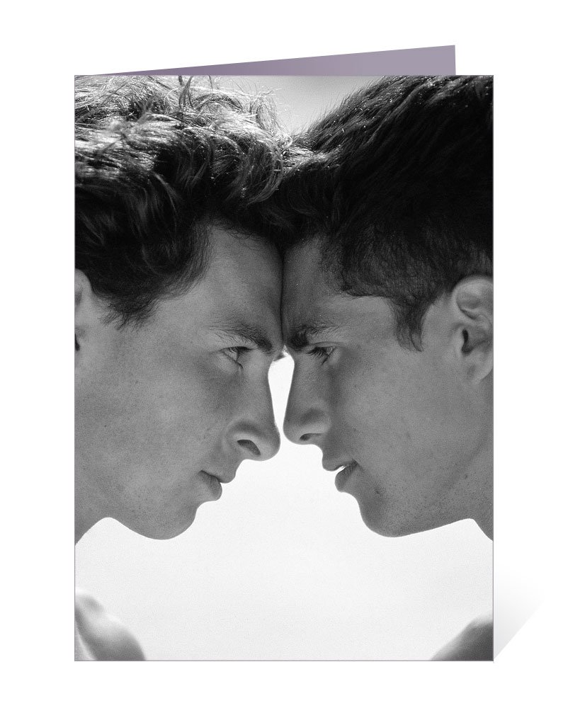 Perfect Love Greeting Card - Elegant Design for Gay Weddings, Valentine's Day & Birthdays | Romantic Same-Sex Couples Celebration Card for Anniversaries & Special Occasions