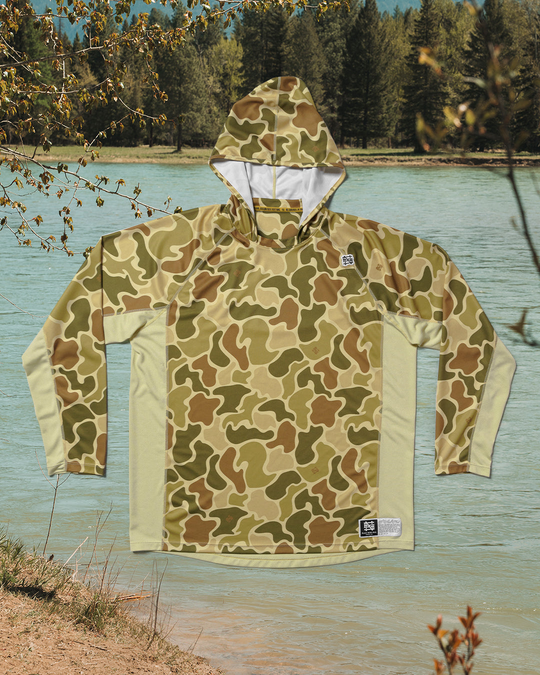 Northfork Hoodie - Duck Camo Print Men's & Women's Pullover Sweatshirt | Warm Fleece Lined for Outdoor Hunting, Camping & Casual Wear