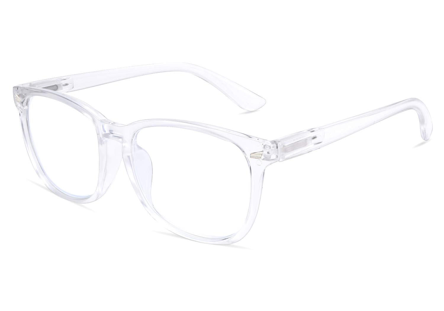 FEISEDY Vintage Blue Light Blocking Glasses for Women & Men - Anti-Eye Strain Reading Glasses with Spring Hinge (B2519) - Perfect for Computer Work, Reading & Gaming
