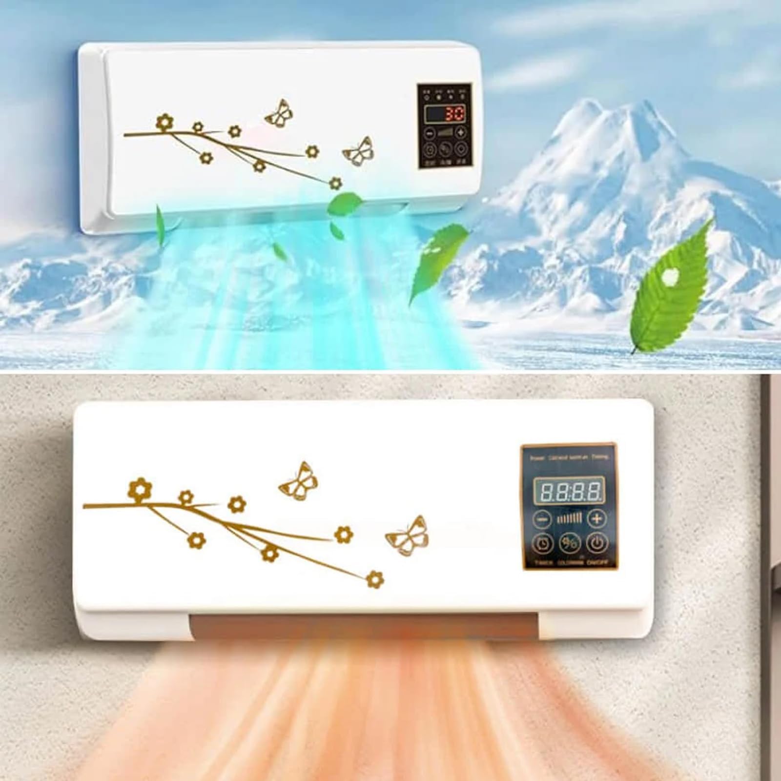 Split Max Portable Air Conditioner - 8000 BTU Gold Edition | Energy Efficient Cooling for Small Rooms | Perfect for Bedrooms, Offices & Apartments | Dotmalls & Libiyi Brand
