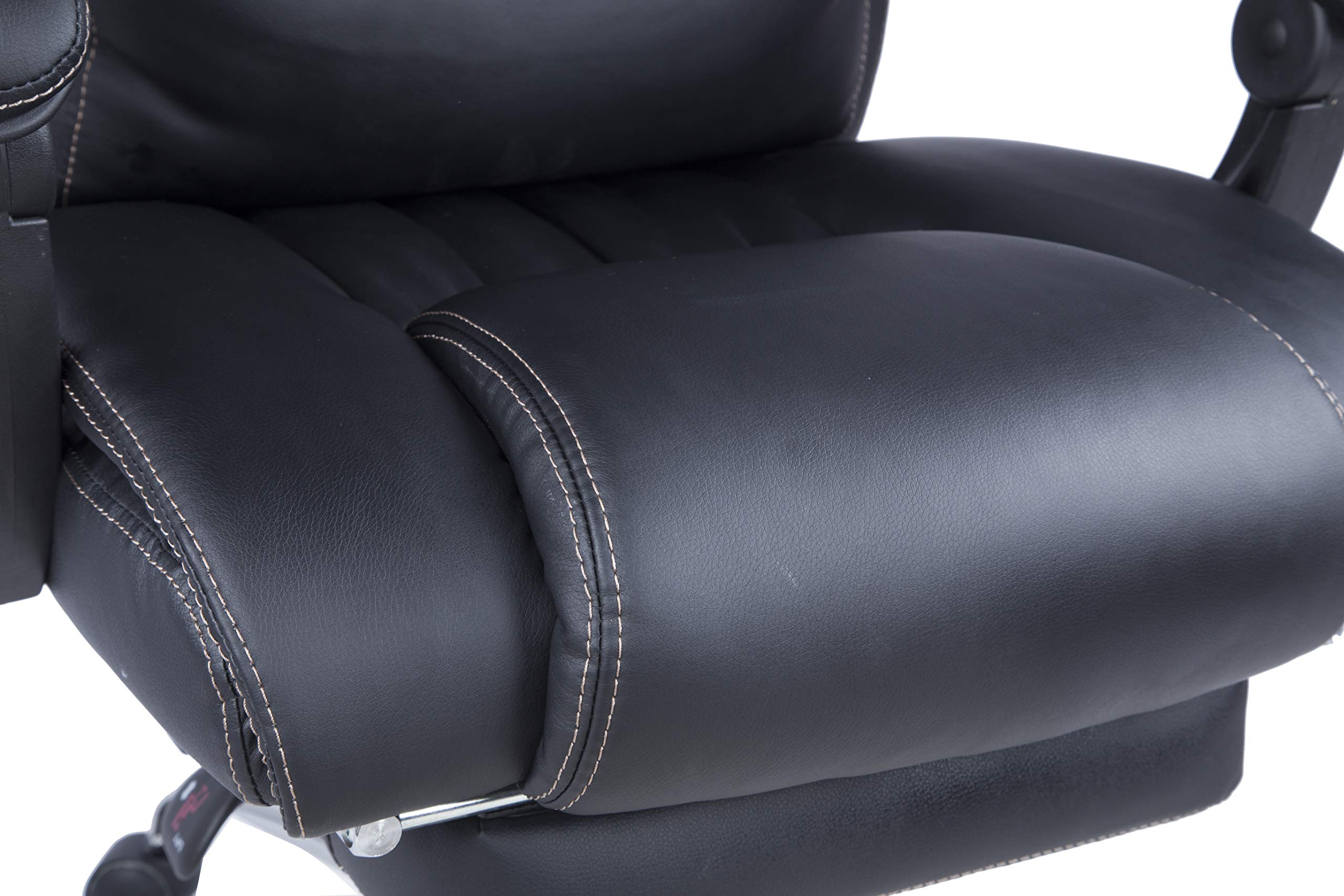 Milan 0027-CCH Ergonomic Office Computer Chair with Adjustable Height - Black, Comfortable Home & Gaming Desk Chair for Long Hours Sitting