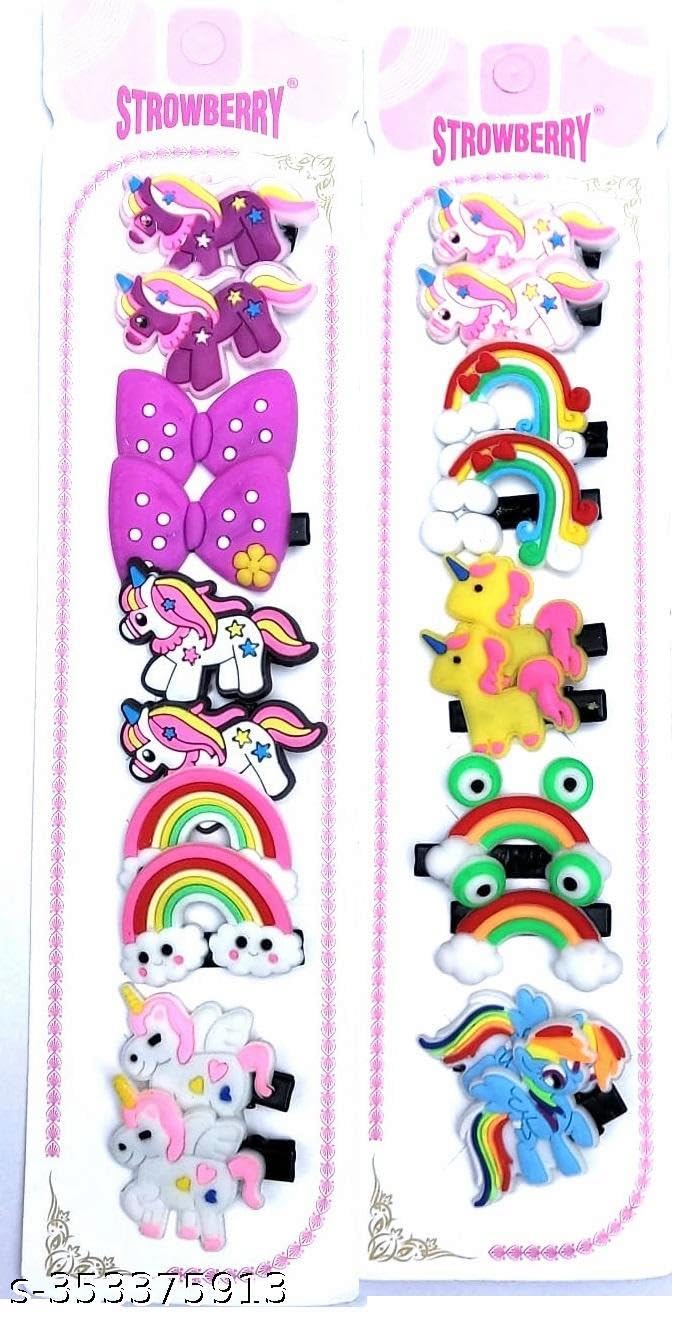 Mermaids Hair Clips for Toddlers Girls - 20 Pack Cute Baby Hair Accessories Set for Kids - Perfect for Parties, School, and Everyday Styling