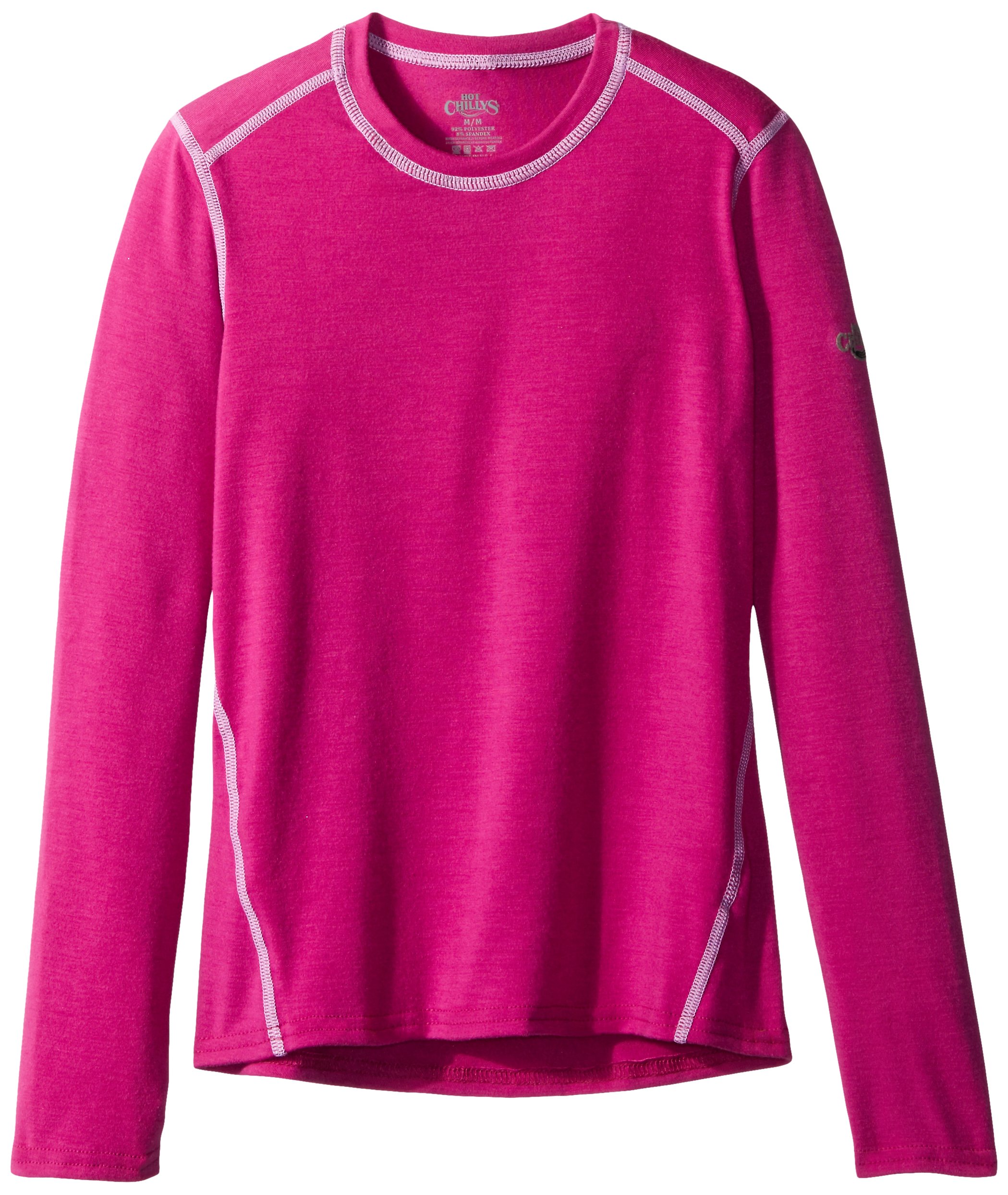 Hot Chillys Youth Originals II Crewneck - Kids' Thermal Base Layer Top for Cold Weather | Warm & Comfortable Winter Wear for Boys & Girls | Perfect for Skiing, Snowboarding & Outdoor Activities