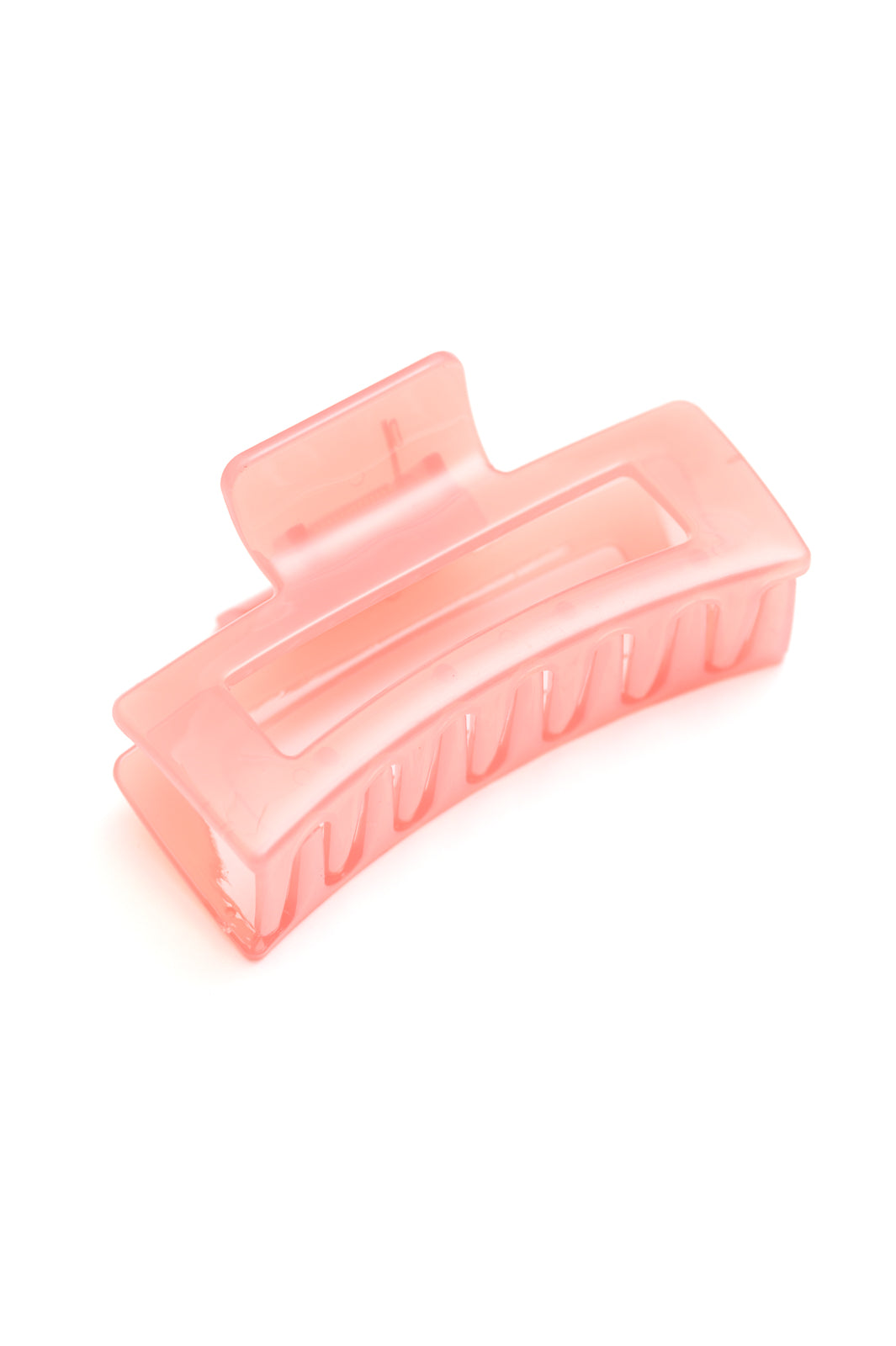 4-Piece Large Jelly Claw Hair Clips Set - Soft Grip Hair Clamps for Women & Girls - Perfect for Ponytails, Buns & Half-Up Hairstyles
