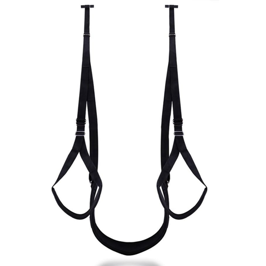 Pure Romance Frequent Flyer Door Swing - Adult Sex Swing for Couples with Comfortable Seat, Over The Door Hanging Sex Furniture - Perfect for Bedroom Play & Spicing Up Your Intimate Life