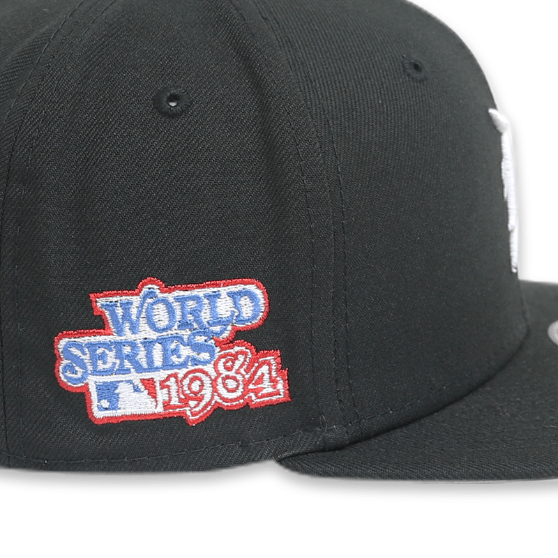 Detroit Tigers 1984 World Series Black 59FIFTY Fitted Hat for Men - Official MLB Baseball Cap for Fans & Streetwear Fashion
