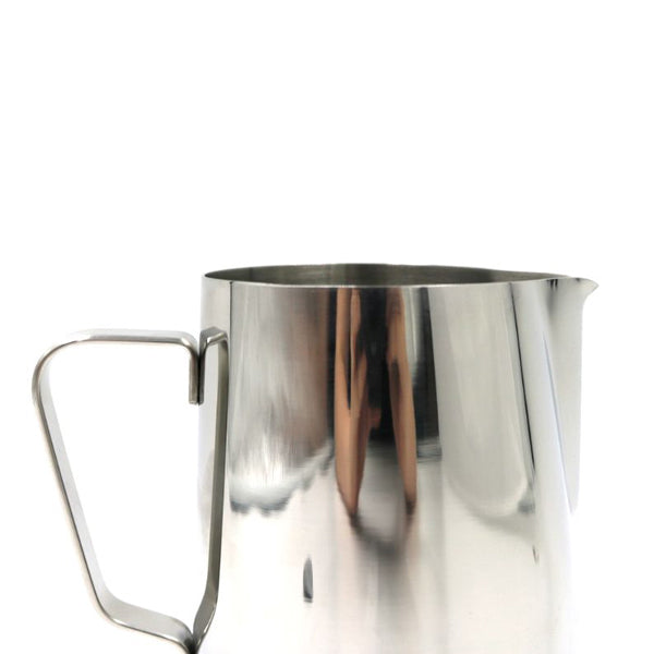 Premium Rhino Classic Milk Frothing Pitcher 450ml (15oz) - Barista-Grade Stainless Steel Milk Jug for Perfect Latte Art & Cappuccino Foam - Ideal for Home & Professional Coffee Shops, Cafes, and Espresso Bars