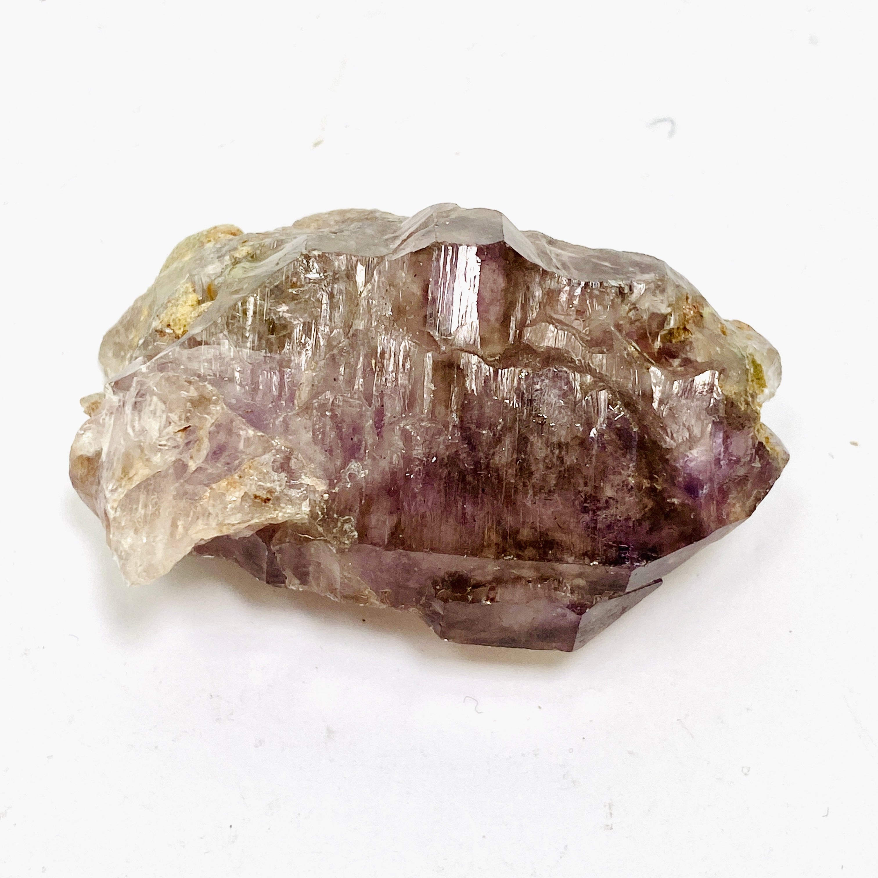Natural Smokey Amethyst Elestial Crystal with Unique Inclusions - Similar to Super Seven & Brandberg (CR3732) - Perfect for Meditation, Energy Healing & Crystal Collection