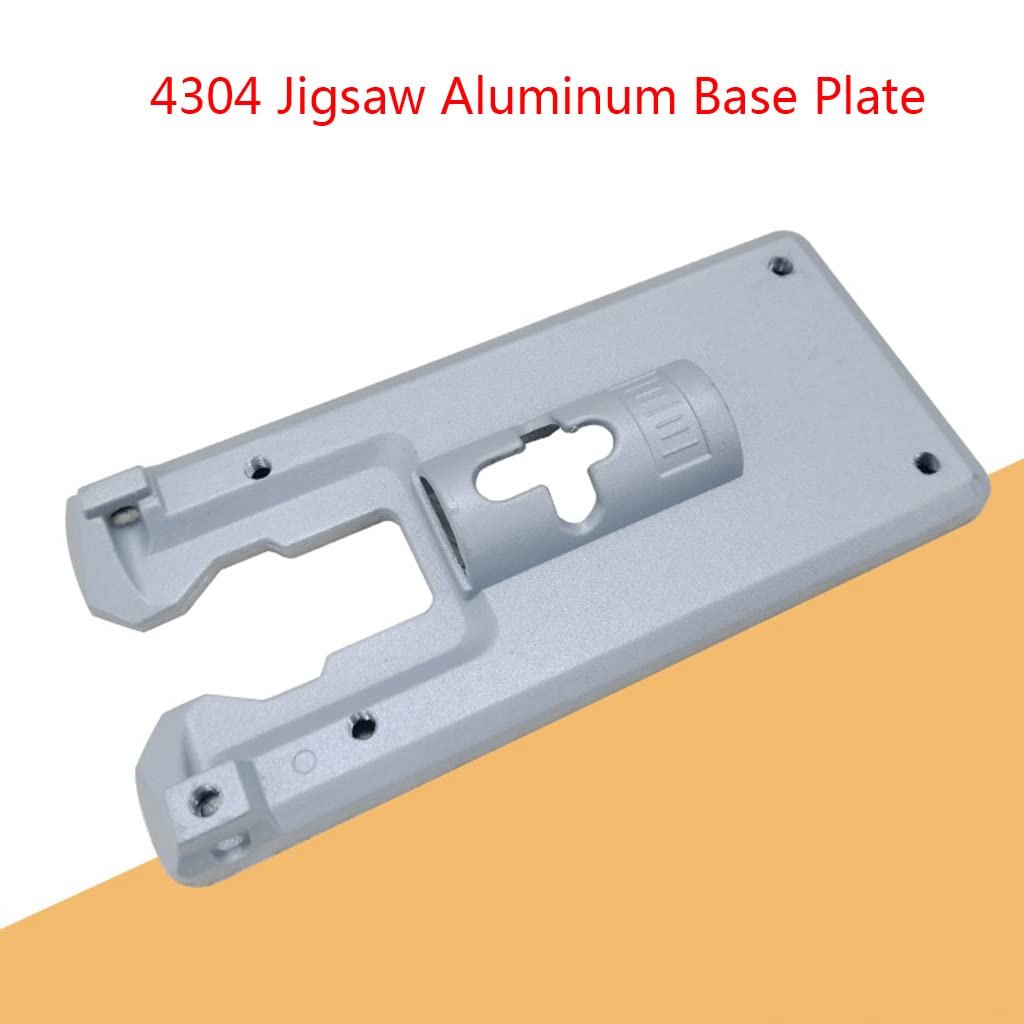 ROYALEAD Aluminum Jig Saw Base Plate for Bosch 4304 - Durable Power Tool Accessory with Easy Installation for Woodworking & DIY Projects