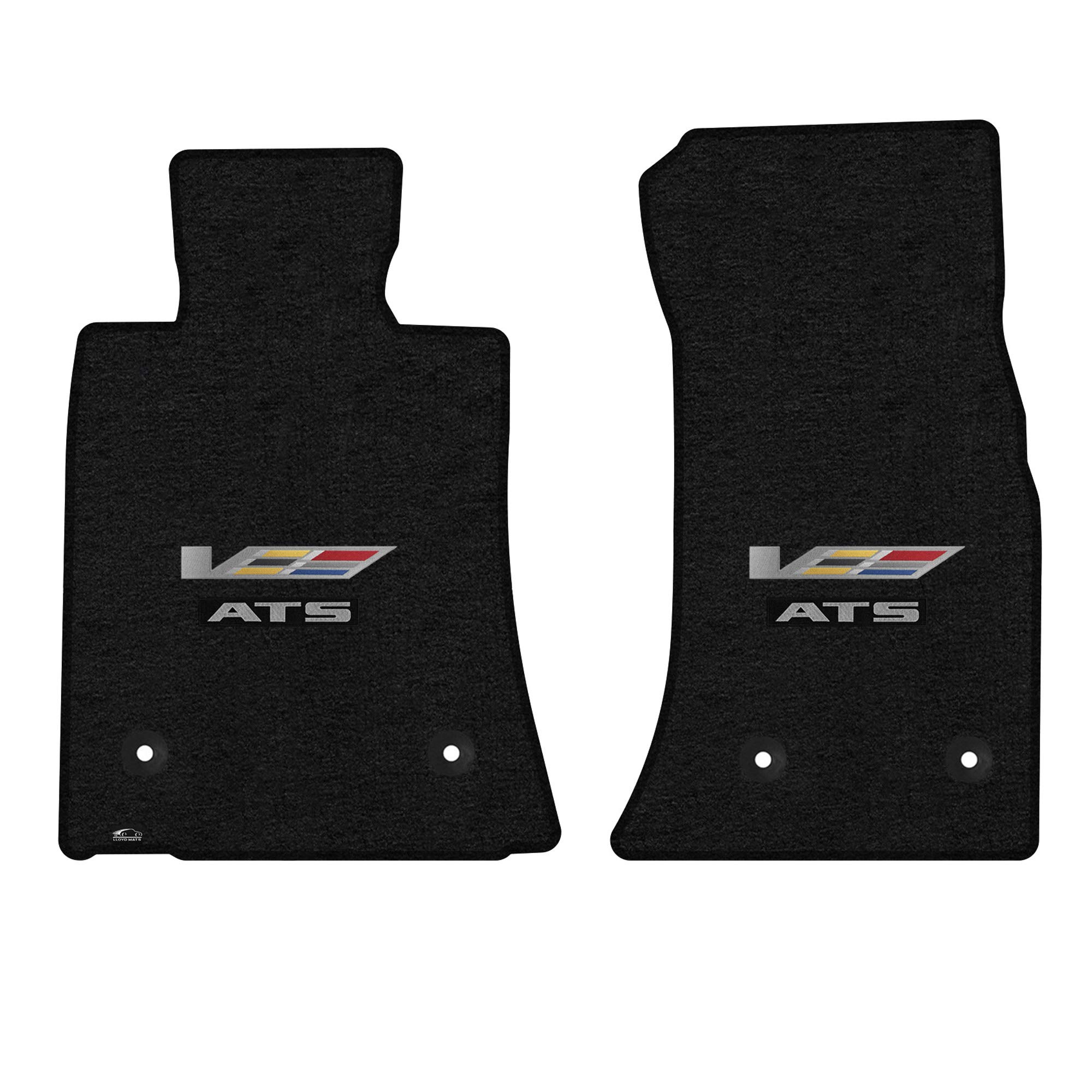 Premium Custom-Fit Carpeted Floor Mats for Cadillac ATS-V Sedan 2017-2019 - Luxury Car Floor Liners (2-Piece Set, Charcoal) - Perfect for Daily Commuting & Road Trips