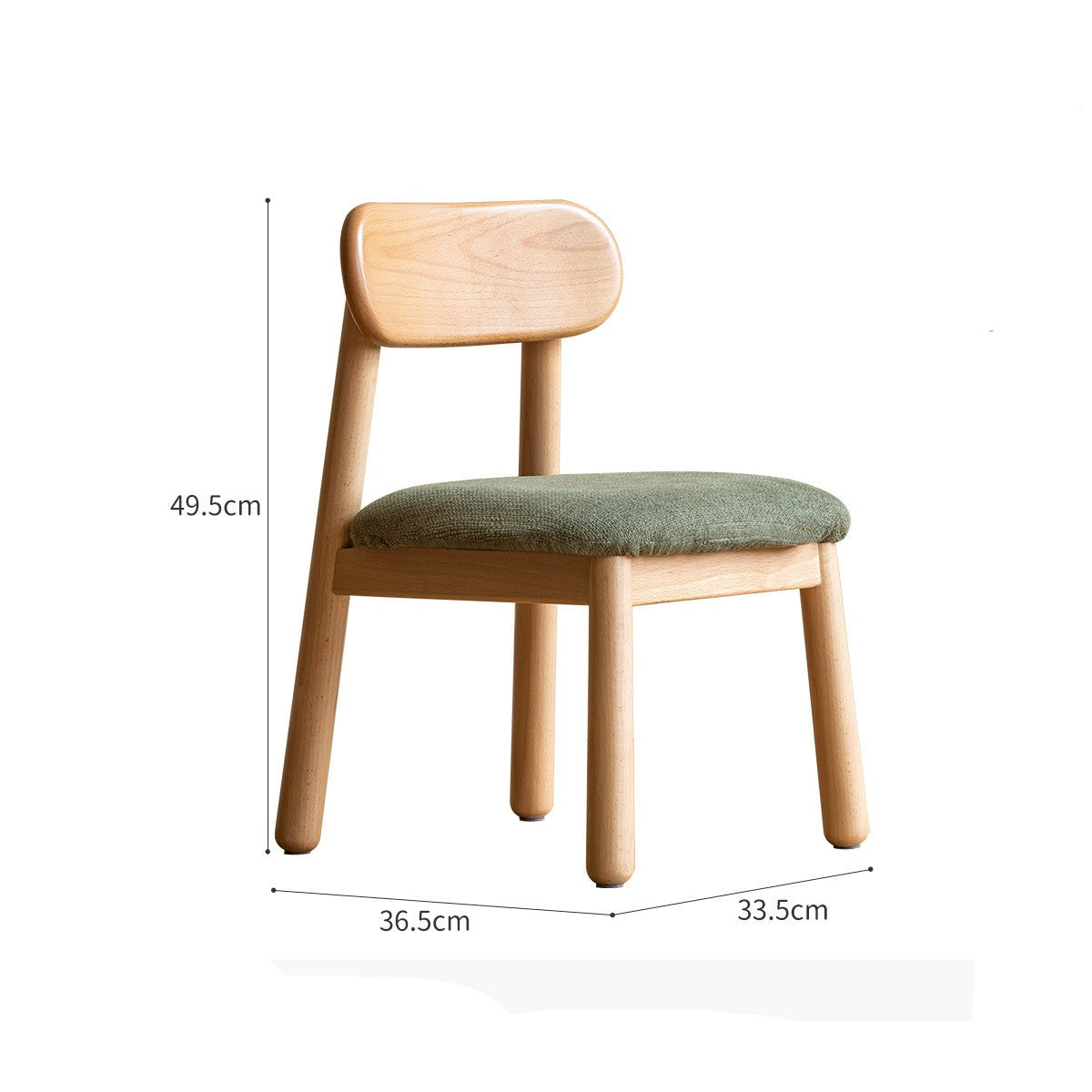 Premium Solid Oak & Beech Wood Kids Small Chair - Durable & Safe for Toddlers - Perfect for Playrooms, Bedrooms & Classrooms