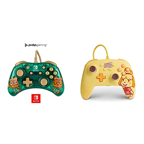 Nintendo Licensed Rock Candy Wired Gaming Switch Pro Controller - Teal (Timmy & Tommy Edition) - Compatible with OLED & Lite - Compact Durable Travel Controller | PowerA Enhanced Wired Gamepad for Nintendo Switch - Perfect for Travel, Gaming Parties & Long Play Sessions