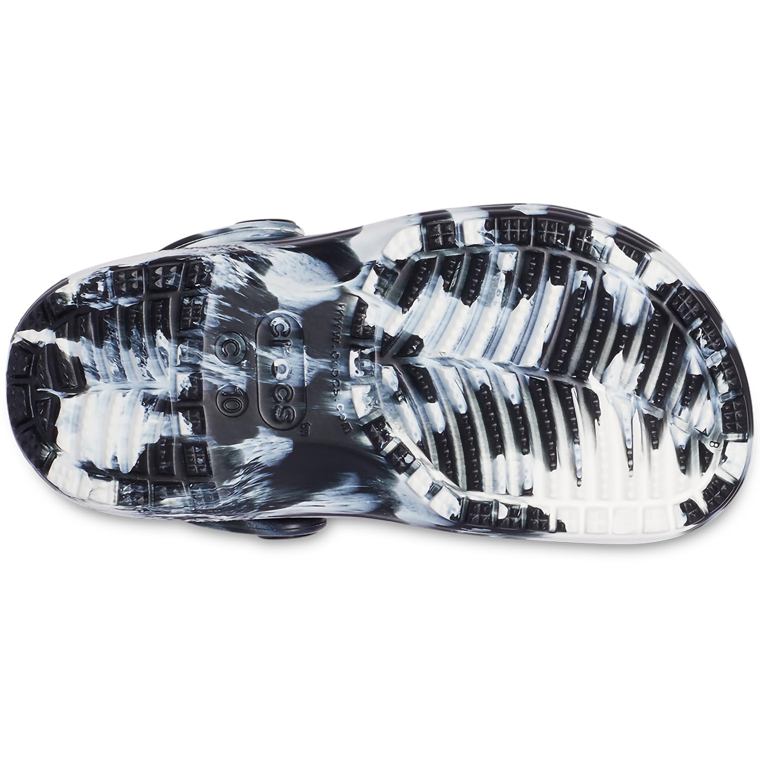 Crocs Kids' Classic Marbled Tie-Dye Clog | Comfortable Lightweight Slip-On Water Shoes for Boys & Girls | Perfect for Beach, Pool, and Outdoor Play