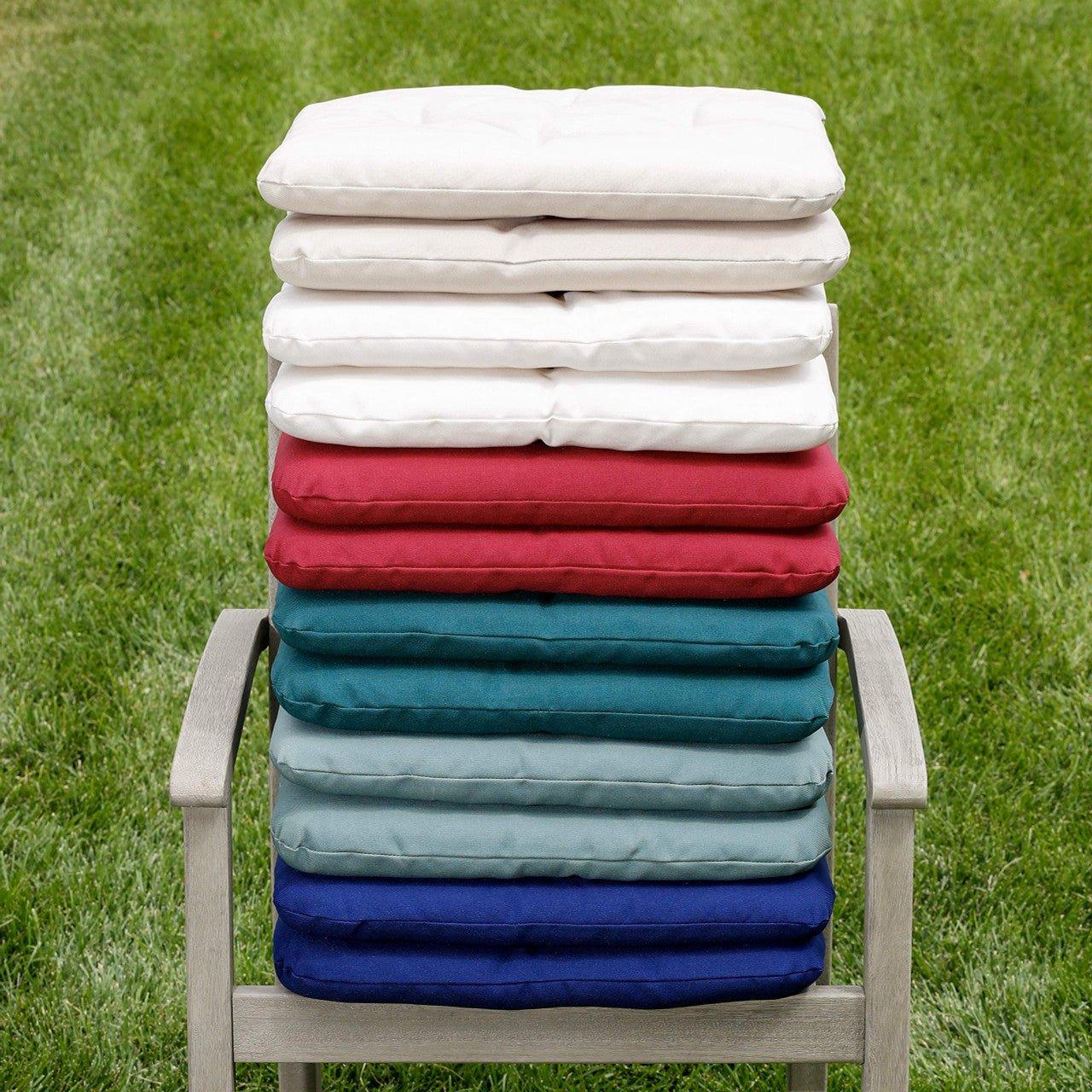 DTY Outdoor Living Leadville Chair Cushions - Waterproof Patio Seat Cushions Set of 2 for Garden, Deck, Poolside & Outdoor Furniture - Comfortable & Weather-Resistant