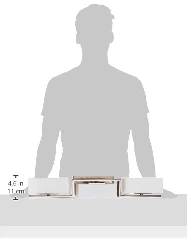 Designers Fountain 6713-SP 25 Inch Meridian 3-Light Bathroom Vanity Light Fixture in Satin Platinum - Perfect for Modern Bathrooms, Powder Rooms & Spa-Like Retreats