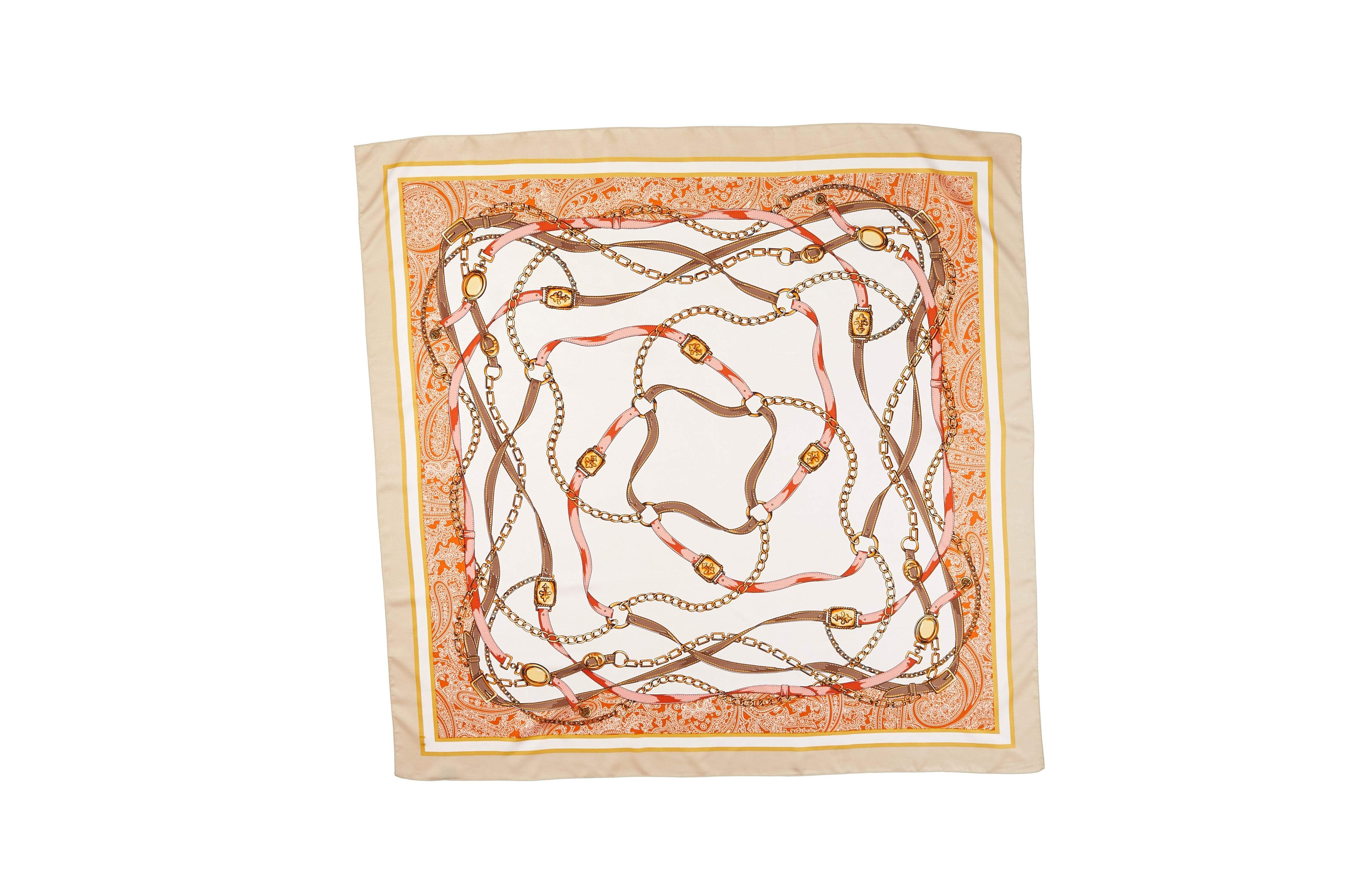 TARRAMARRA® Women's Printed Square Rayon Silk Scarf - Lightweight Fashion Accessory in Multiple Patterns & Colors - Perfect for Office, Travel and Gift Giving