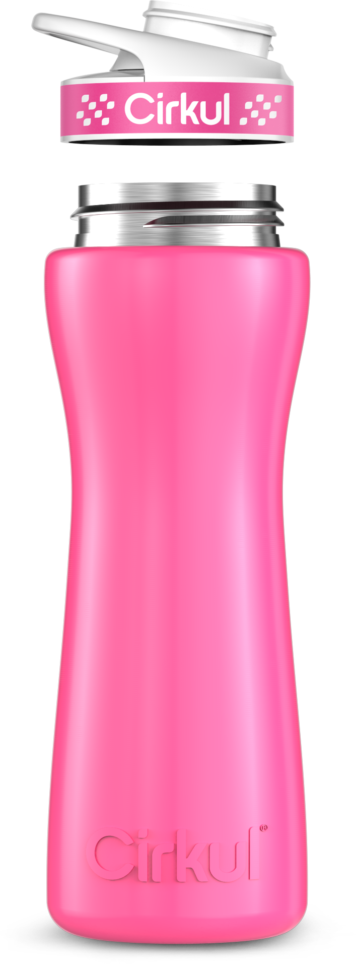 22oz Stainless Steel Water Bottle with Comfort Grip Lid - Insulated, Leakproof & BPA-Free - Perfect for Gym, Hiking & Outdoor Activities