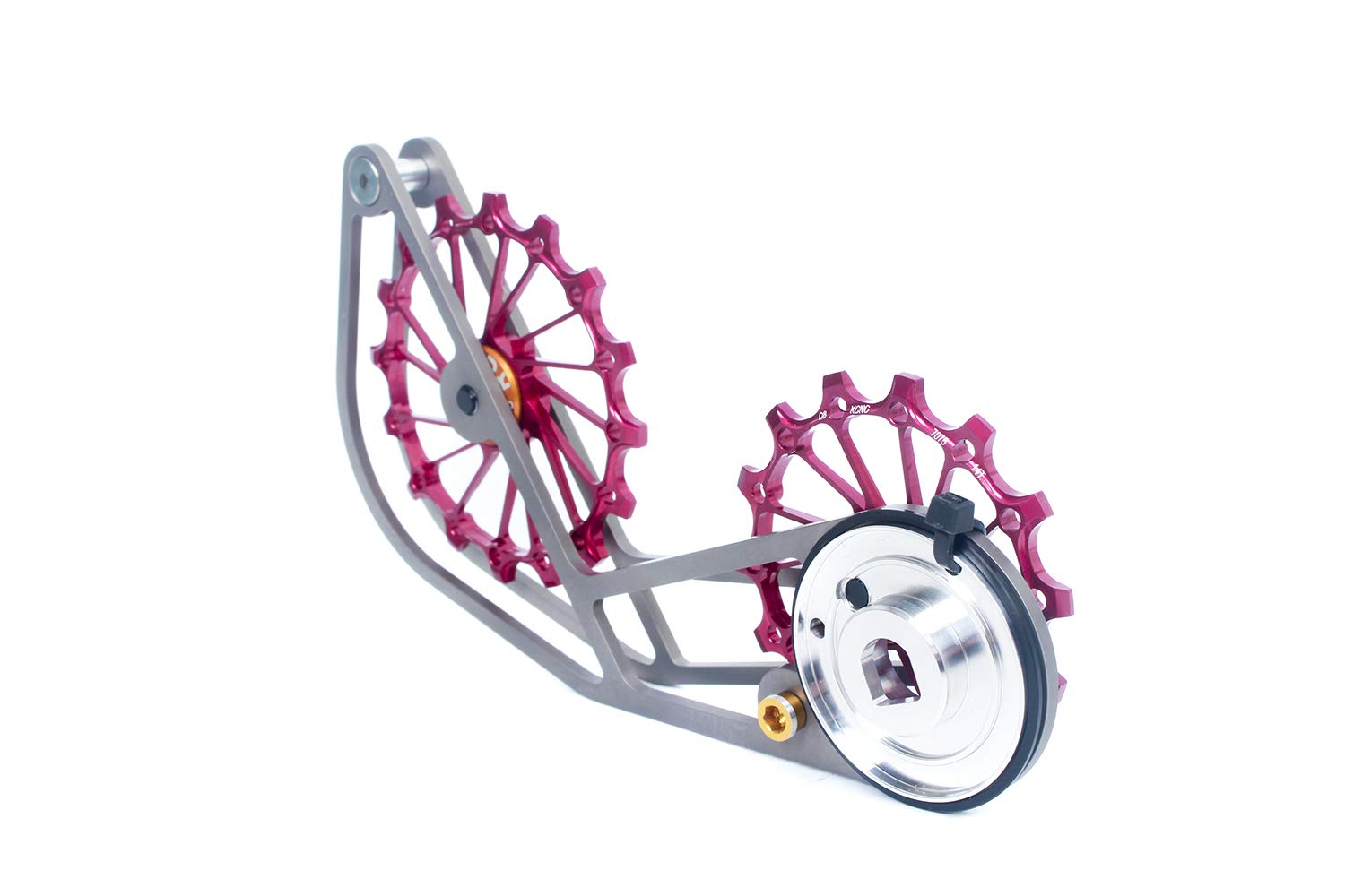 SRAM Red/Force eTap AXS 12-Speed Titanium Oversized Pulley Wheel (OSPW) System for Road, Cyclocross & Gravel Bikes - Lightweight Rear Derailleur Upgrade for Enhanced Shifting Performance on Rough Terrain & Long Rides