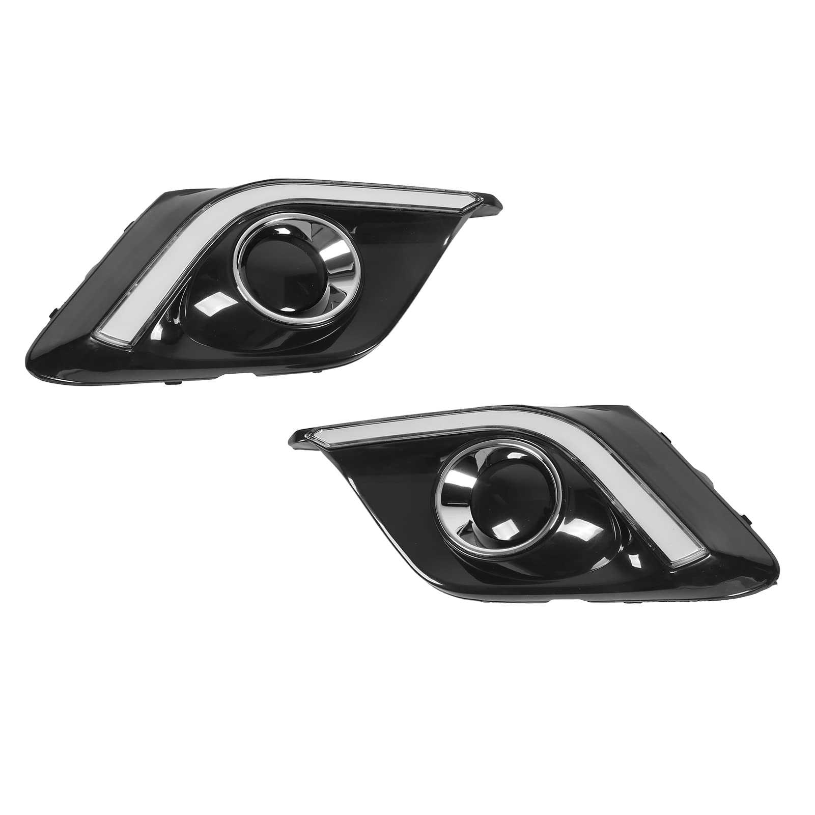 Daytime Running LED Fog Lights - 7090LM Bright, Waterproof, Energy Saving with Overheat Protection - White/Blue/Yellow for Cars - Perfect for Night Driving & Off-Road Adventures