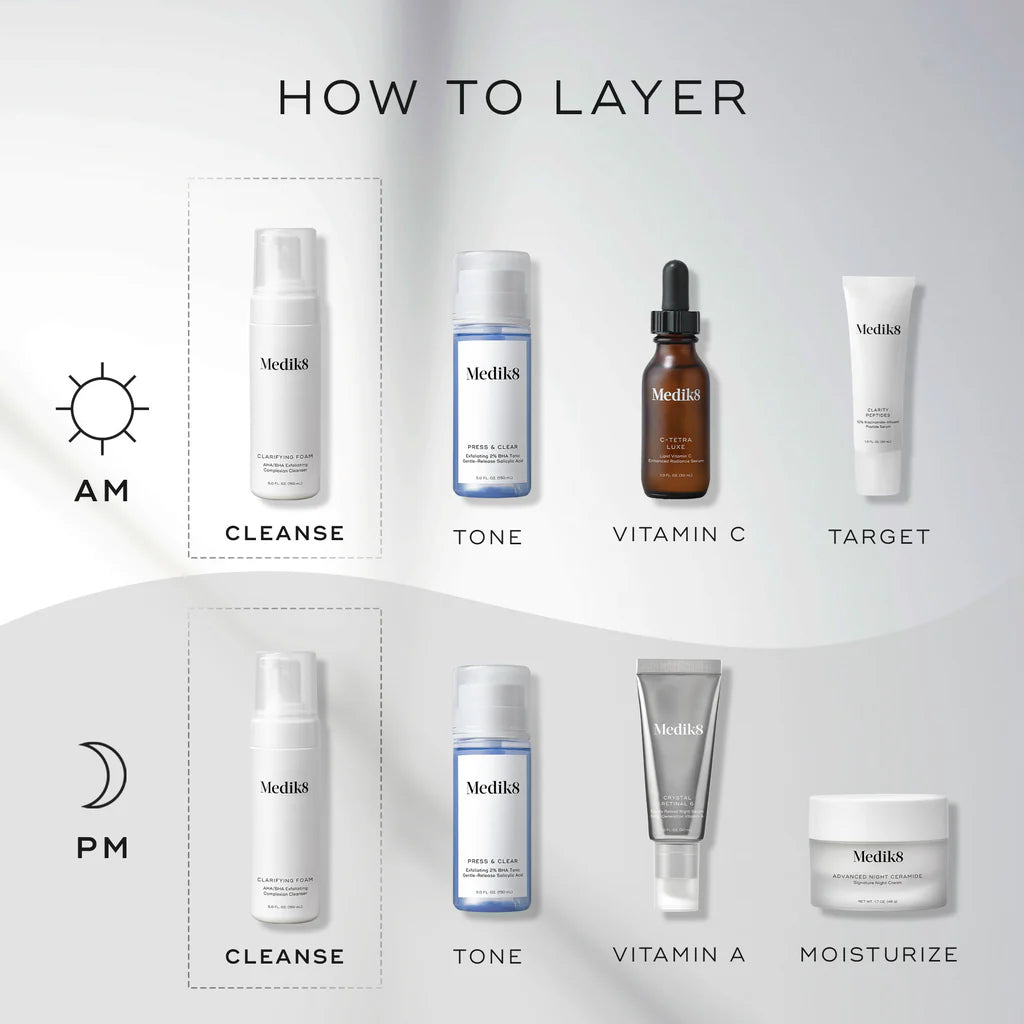 Clarifying Foam Cleanser for Acne-Prone Skin | Travel Size (3.4 oz) | Gentle Face Wash for Oily & Sensitive Skin | Perfect for Gym, Travel & On-the-Go Skincare