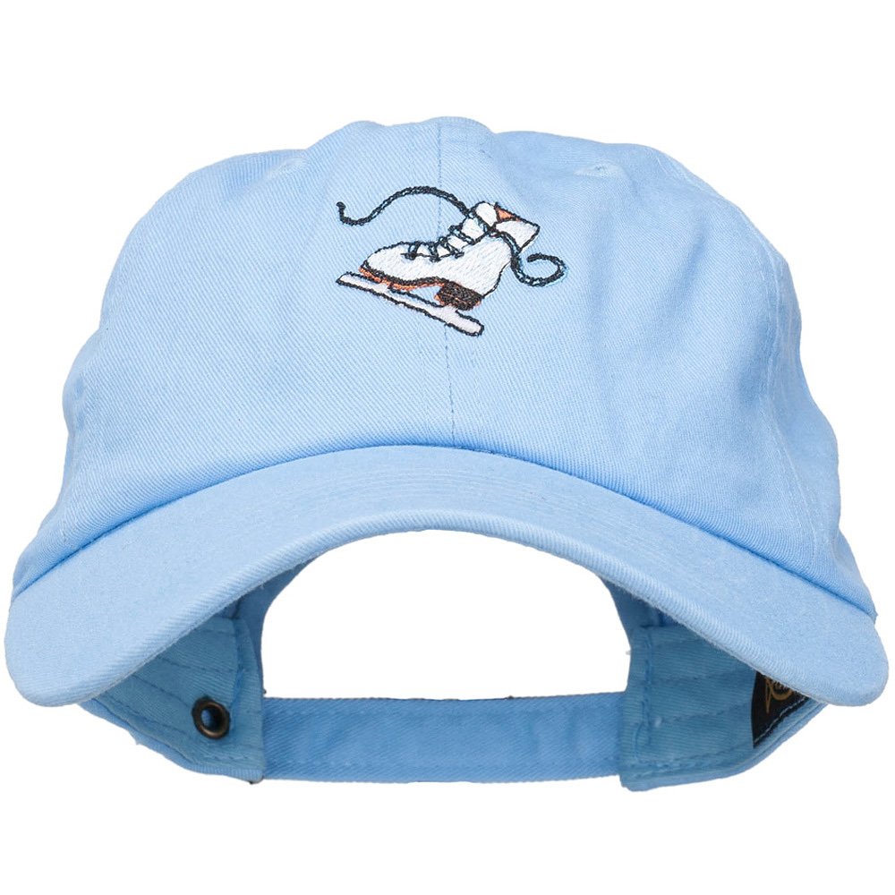 Custom Embroidered Ice Skate Dad Hat - Adjustable Unstructured Baseball Cap for Skating Enthusiasts | Perfect for Hockey Games, Ice Rinks & Winter Sports