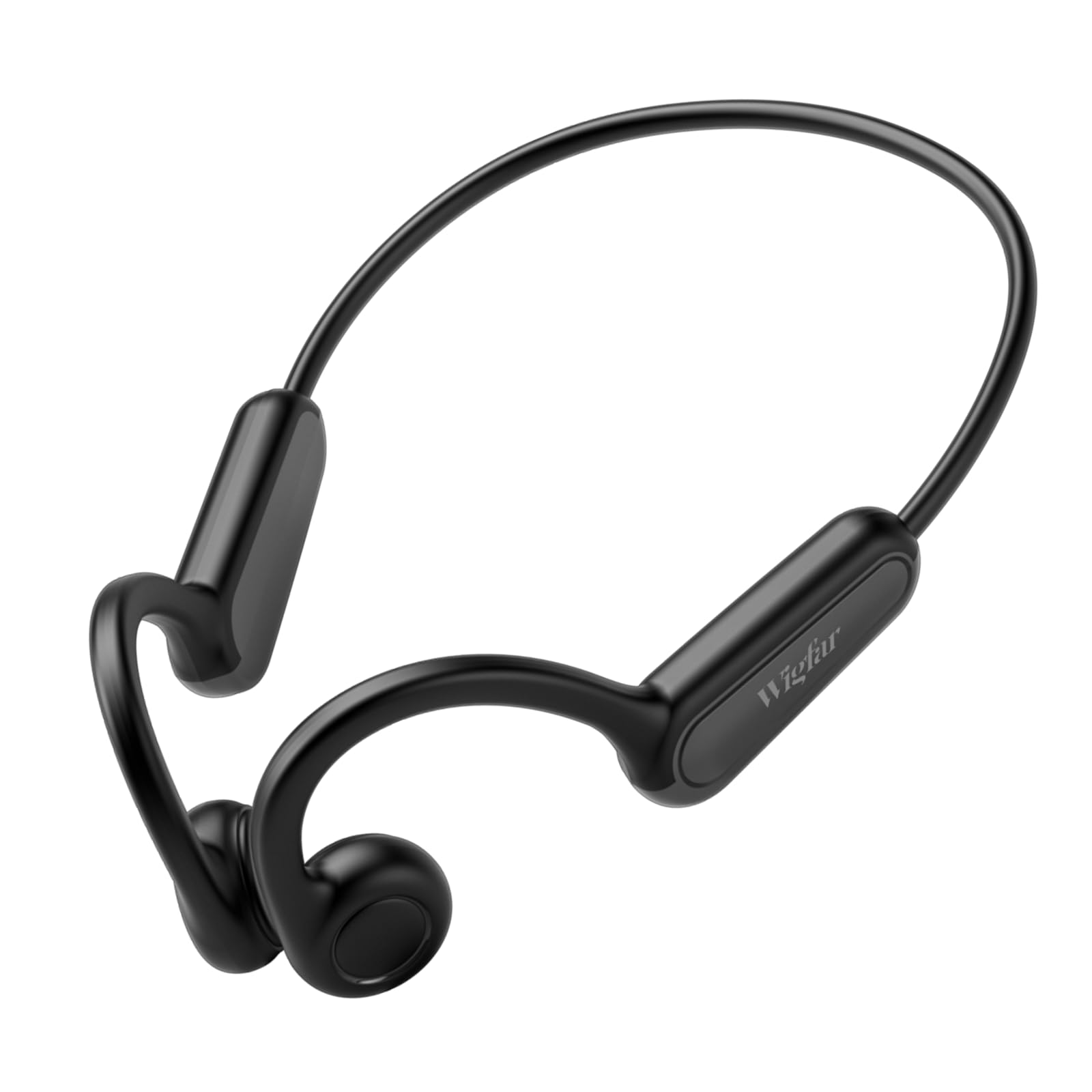 Wireless Bone Conduction Bluetooth 5.3 Headphones - Open Ear IPX55 Waterproof Sport Headset with 8-Hour Battery Life for Running, Cycling, Workouts & Hands-Free Calling - Perfect for Gym, Outdoor Activities & Daily Commute