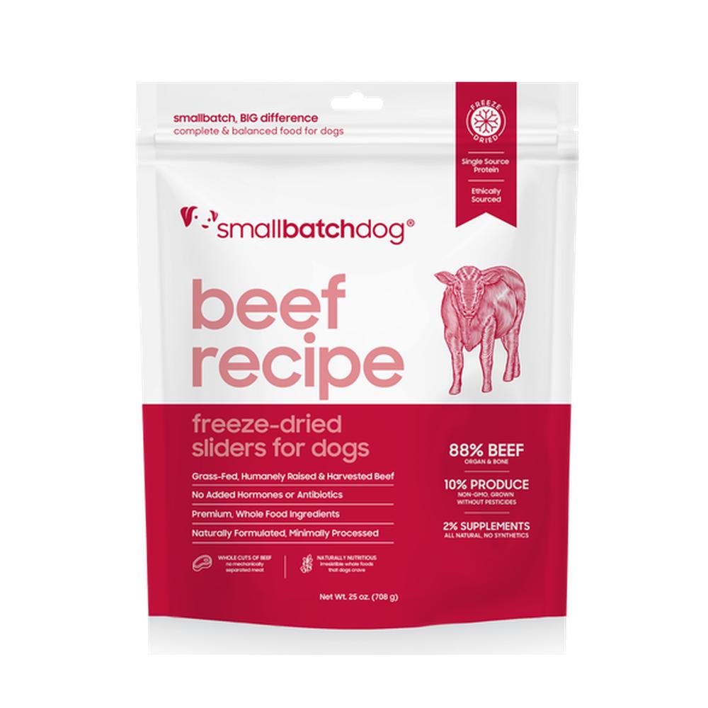 Premium Freeze-Dried Humanely Raised Beef Dog Food - Grain-Free, High-Protein, All-Natural Nutrition for Active Dogs - Perfect for Training, Travel & Outdoor Adventures