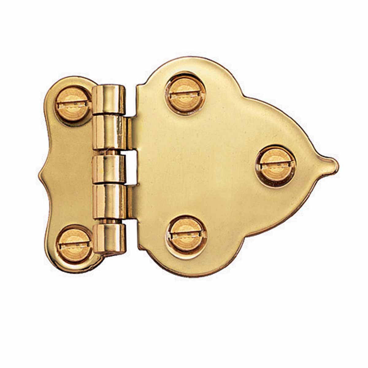 Renovators Supply Hoosier Solid Brass Cabinet Hinge - 3/8