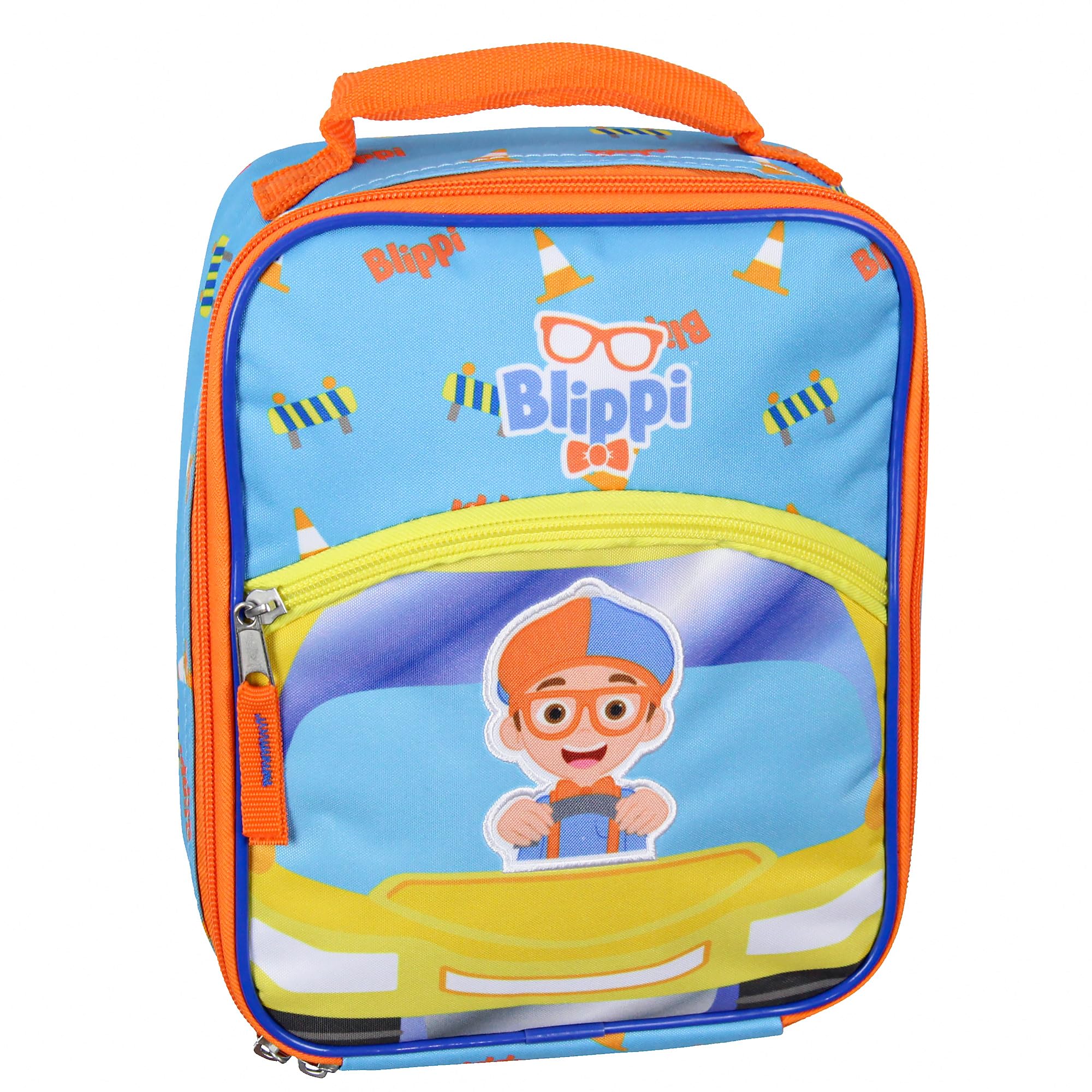 Blippi Insulated Lunch Box for Kids - Thermal Tote Bag for Hot & Cold Food, Drinks & Snacks - Perfect for School, Picnics & Travel