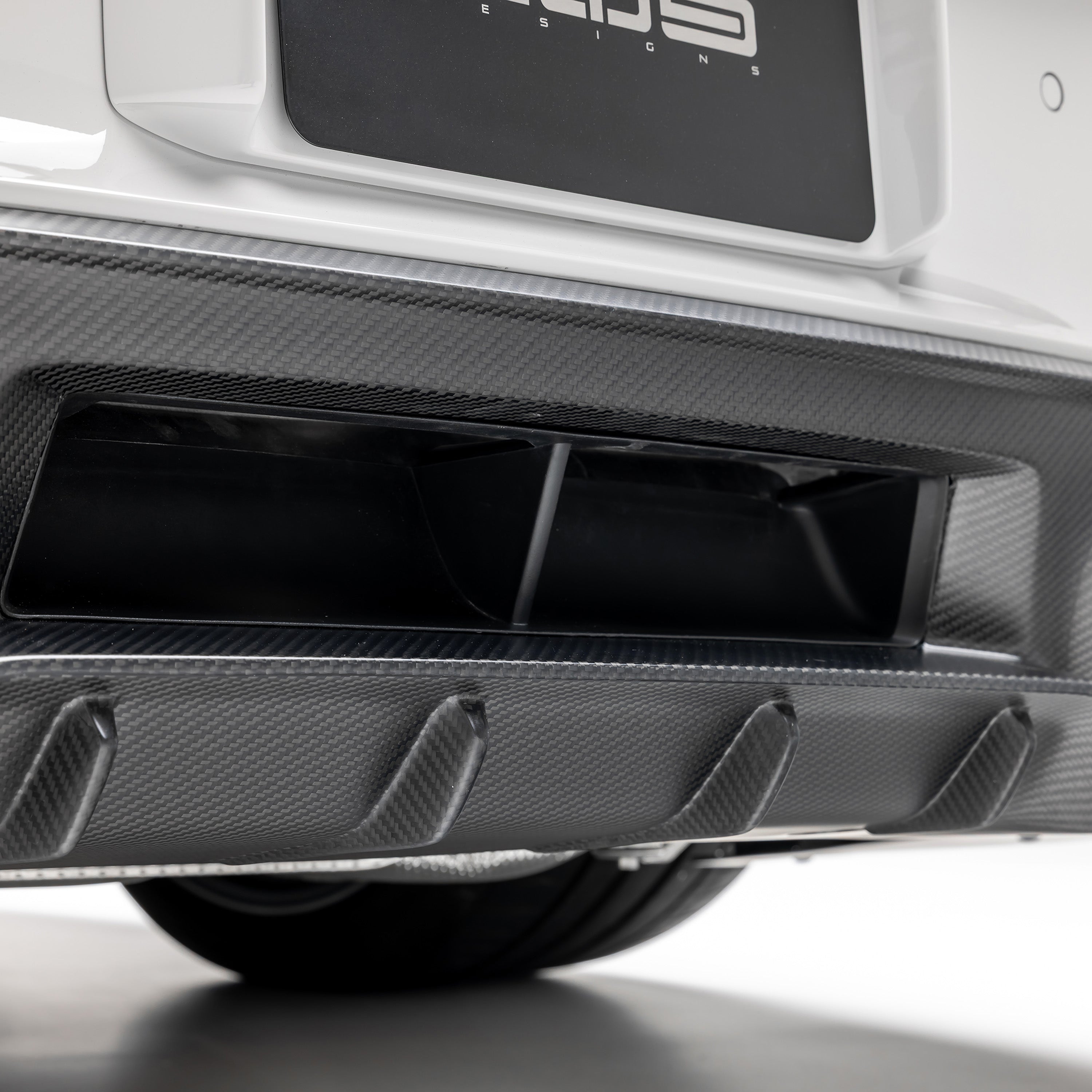 Porsche 992 Turbo S Carbon Fiber Rear Diffuser Spoiler - High Performance Aero Upgrade for 911 Turbo S (2019-2023) - Perfect for Track Racing & Street Style Enhancement