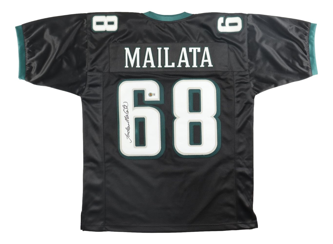 Authentic Jordan Mailata Philadelphia Eagles Signed Black Football Jersey - Limited Edition Collectible for NFL Fans & Sports Memorabilia Enthusiasts - Perfect for Display, Gifting, and Eagles Game Day