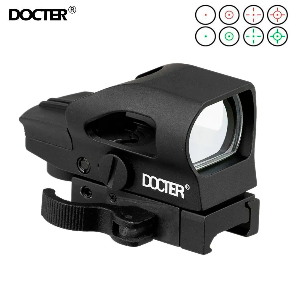 Tactical Holographic Red Green Dot Sight Scope for Rifles - 1x22x33 Reflex, 20mm Rail Compatible with AK-47 | Perfect for Hunting, Target Shooting & Outdoor Adventures