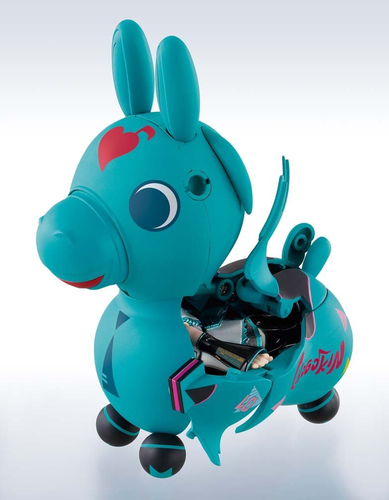Chogokin Miracle Henkei Hatsune Miku & Rody Action Figure - Collectible Anime Figure for Display & Cosplay - Perfect for Anime Fans, Gift Giving & Home Decor