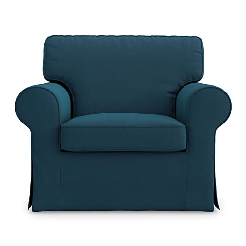 Armchair Cover-dark Ocean
