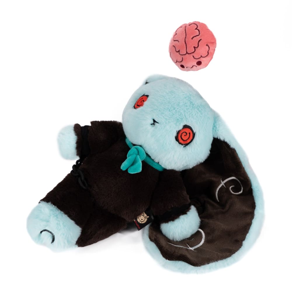Plushie Dreadfuls OCD v2 Rabbit Stuffed Animal - Soft Anxiety Relief Plush Toy for Mental Health Support & Comfort