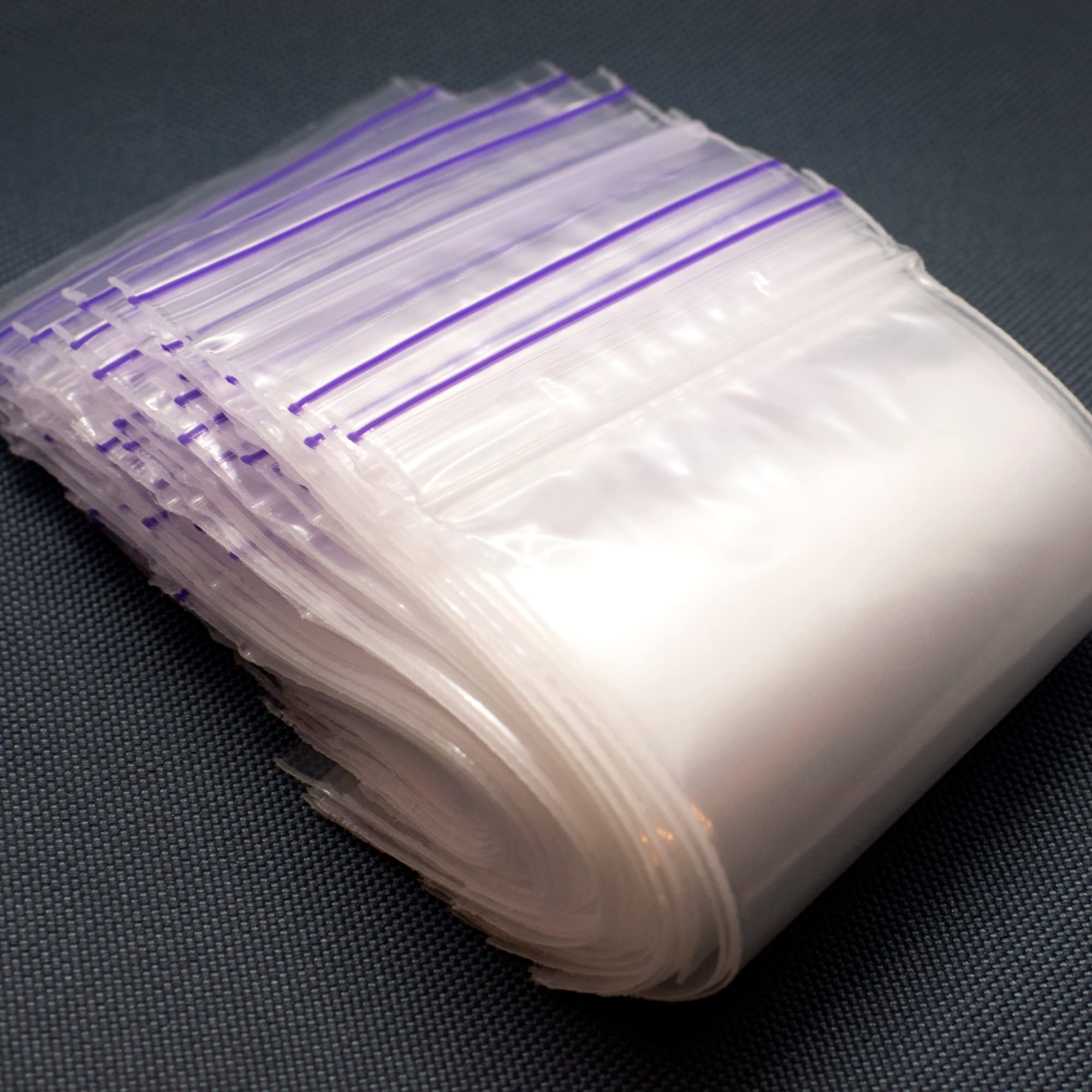 4x5 Inch Clear Resealable Zip Lock Poly Bags - 2 Mil Thick Small Plastic Zipper Bags (Pack of 100) for Food Storage, Crafts, Jewelry & Small Parts Organization
