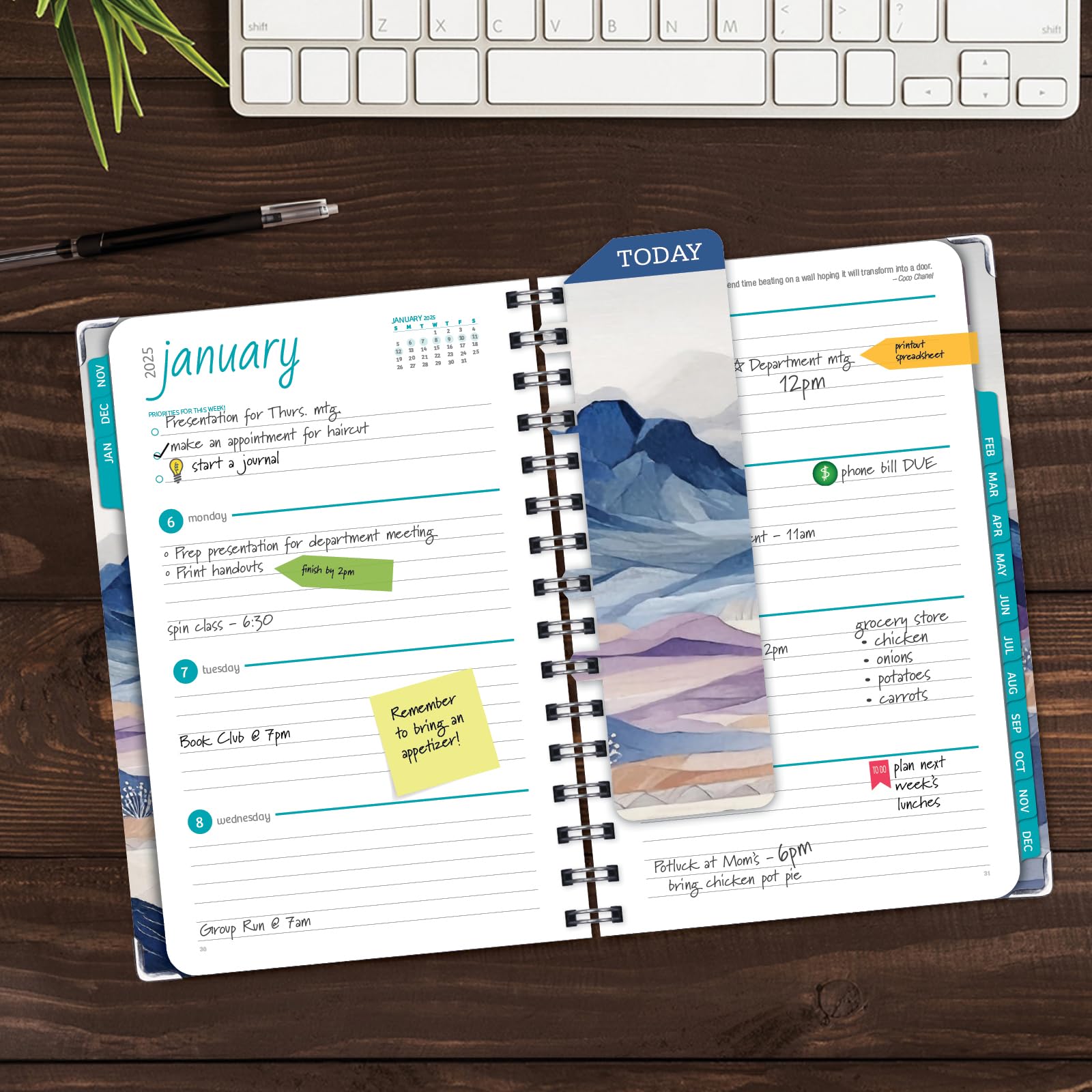 2025 Hardcover Planner - 5.5