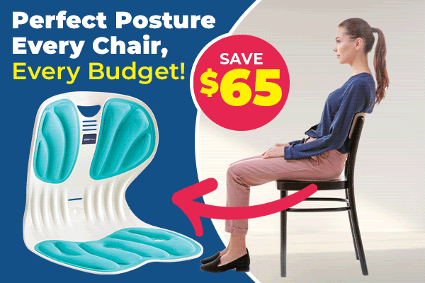 Posture Pro Ergonomic Lumbar Support Chair - Premium Back Pain Relief for Office & Home - Now $99.99 (Reg $199.99) - Perfect for Desk Workers & Gamers