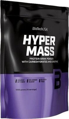 BioTechUSA Hyper Mass Gainer - Cookies & Cream Flavor, 1000g Protein Powder for Muscle Growth & Weight Gain | Perfect for Post-Workout Recovery & Bodybuilding Nutrition