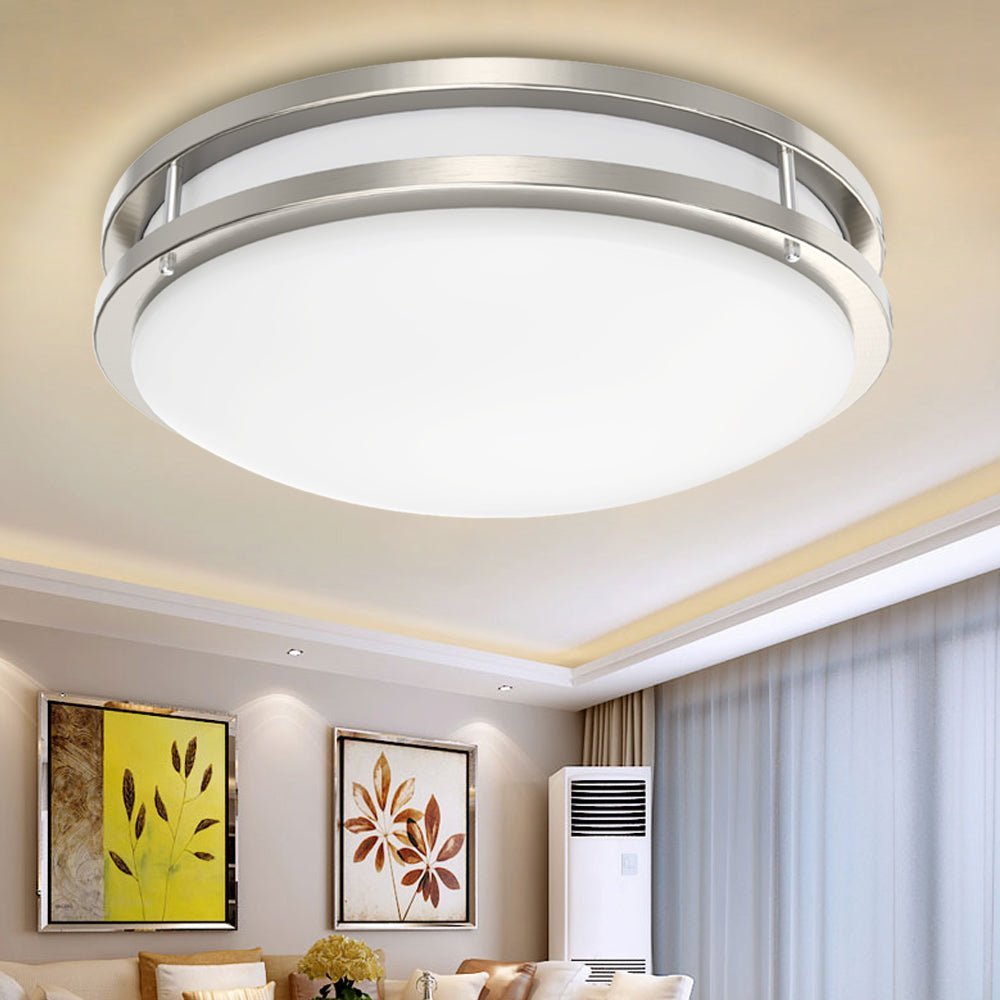 DEPULEY & DINGLILIGHTING Compatible Remote Control with LED Light Source for Dimmable Flush Mount Ceiling Lights - Perfect for Bedroom, Living Room & Kitchen Lighting Control