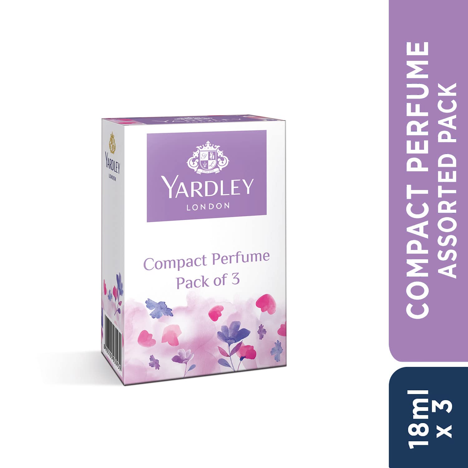 Yardley London Premium Compact Perfume Spray for Women - Autumn Bloom, Country Breeze & Morning Dew Trio Set | Floral Fragrance | 90% Naturally Derived | 18ml Each | Perfect for Daily Wear, Office & Special Occasions