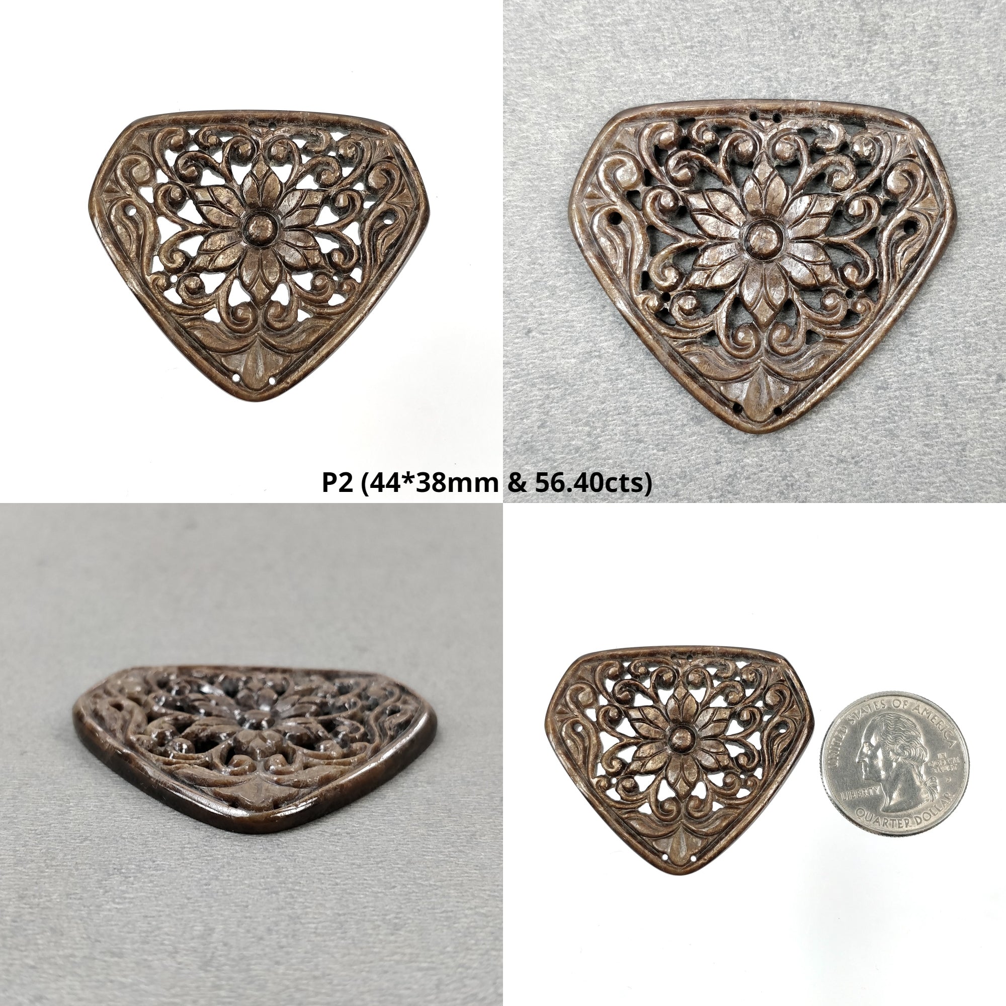 Natural Untreated Golden Brown Chocolate Sapphire Gemstone Carving - Hand Carved Pear Oval Uneven Shape for Jewelry Making, Collectors & Spiritual Healing | Unique Gemstone Gift for Birthdays & Anniversaries