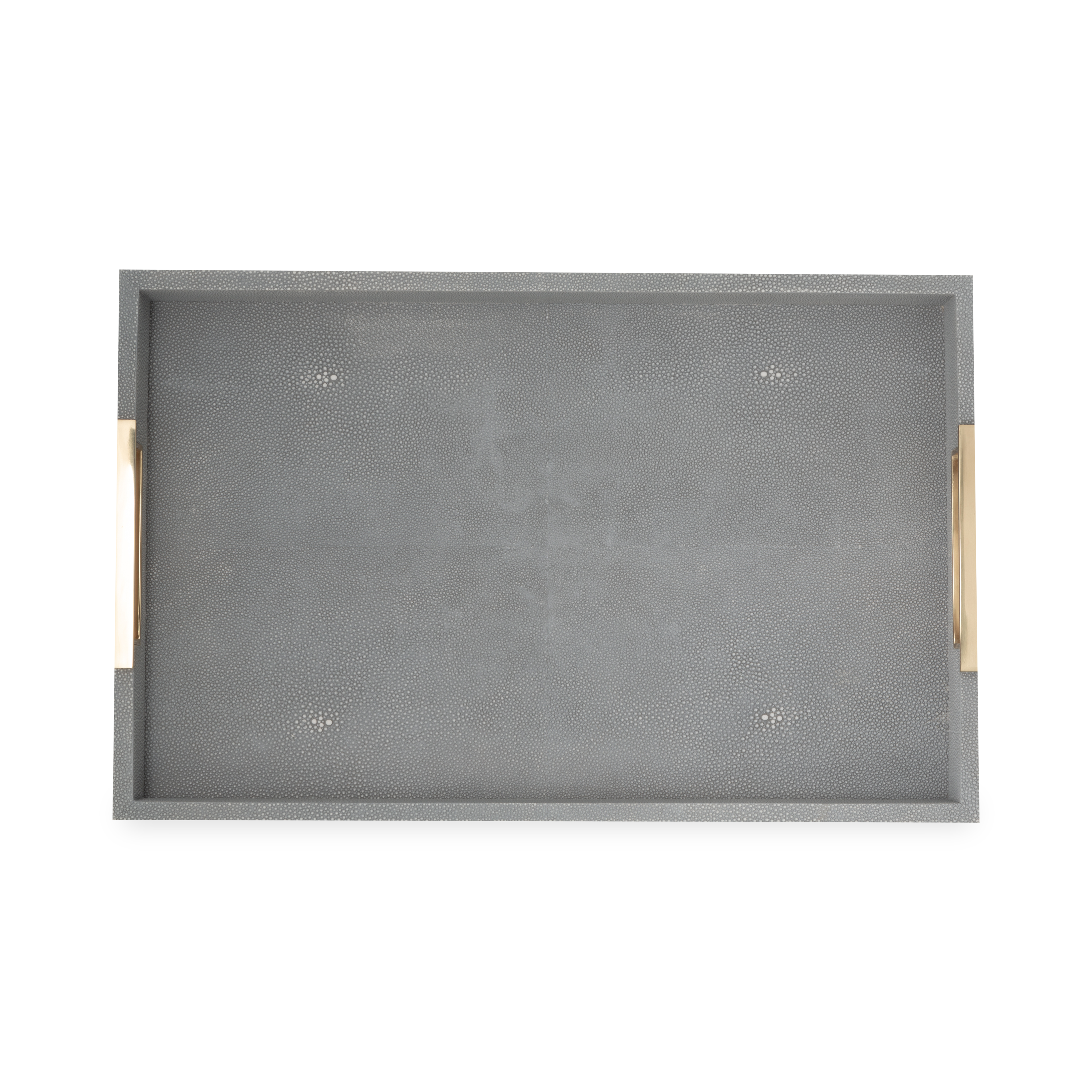 Elegant Faux Shagreen Tray - Stylish Decorative Serving Tray for Home Decor, Dining, and Gift Giving - Perfect for Coffee Tables, Vanity Organizers, and Party Serving