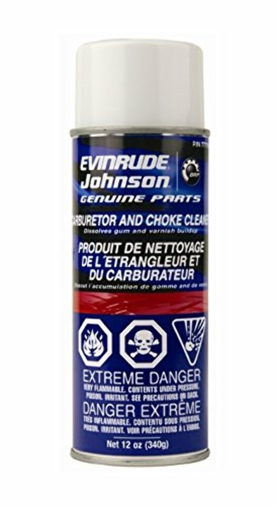 BRP Carburetor and Choke Cleaner Spray - Fast-Acting Formula for Motorcycle, ATV, Snowmobile & Small Engines - Removes Dirt, Grease & Varnish - Ideal for Maintenance & Performance Tuning