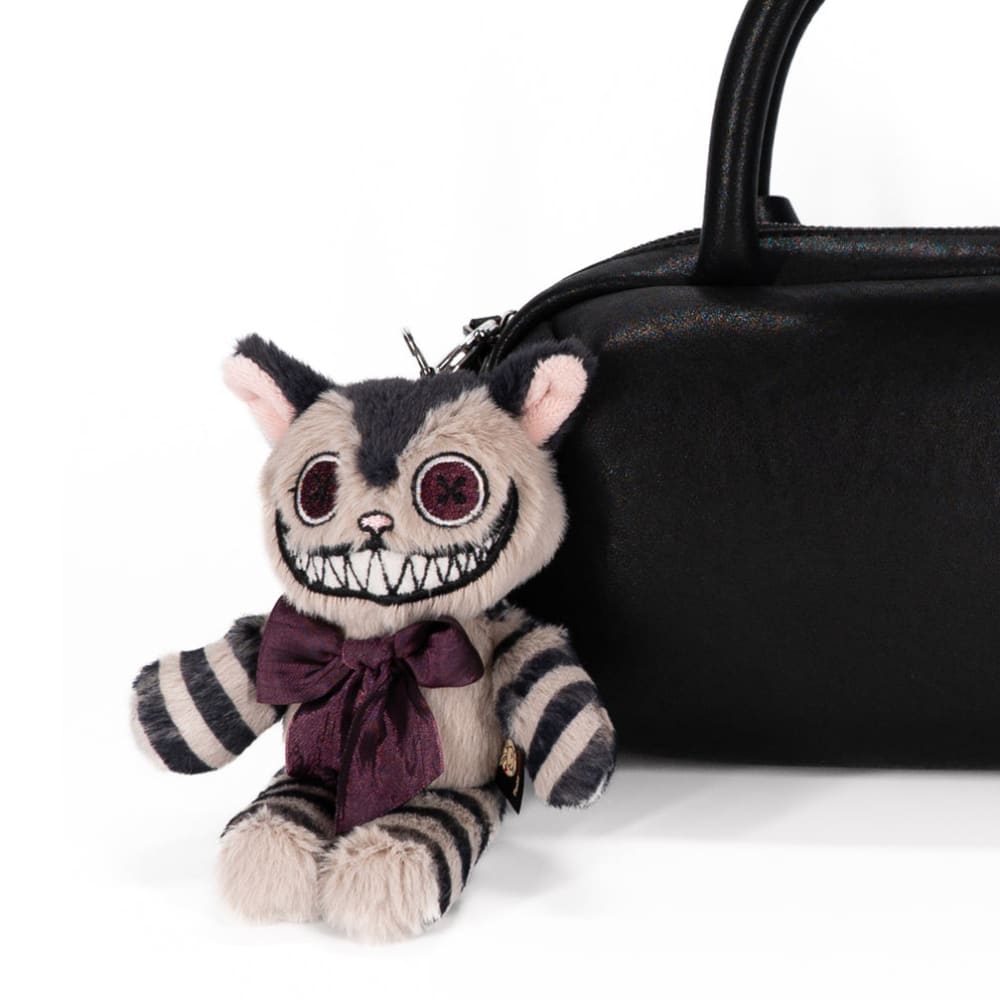 Victorian McGee's Alice in Wonderland Cheshire Cat Plush Keychain - Cute Collectible Accessory for Disney Fans, Gifts & Backpack Decor