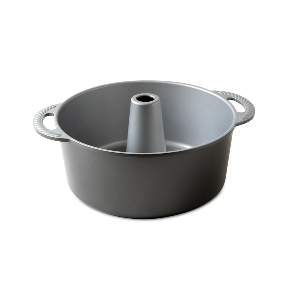 Angel Food Cake Pan - Non-Stick Procast Baking Pan for Homemade Cakes, Perfect for Birthday Parties, Weddings & Family Gatherings